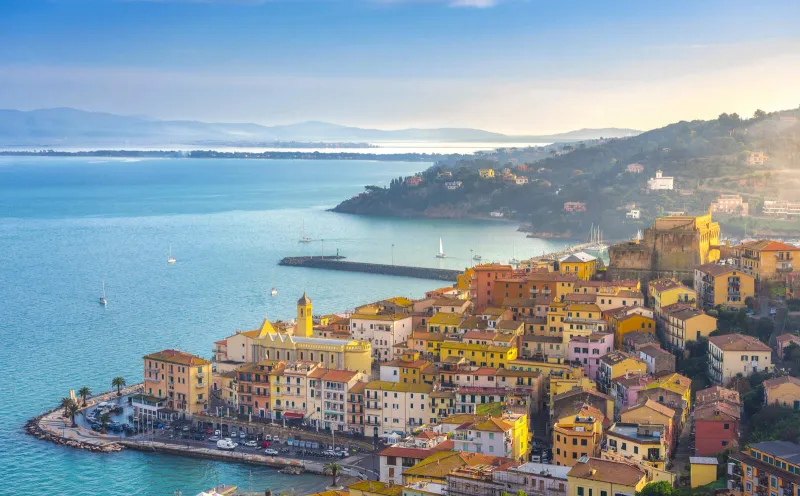 Abreise aus Porto Santo Stefano