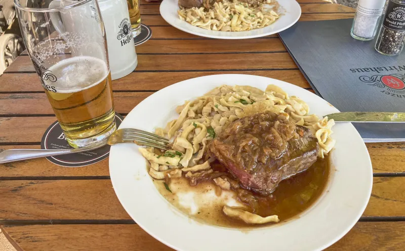 Abendessen in Konstanz