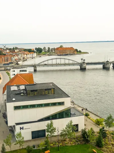 Ausblick vom Hotel in Sønderborg