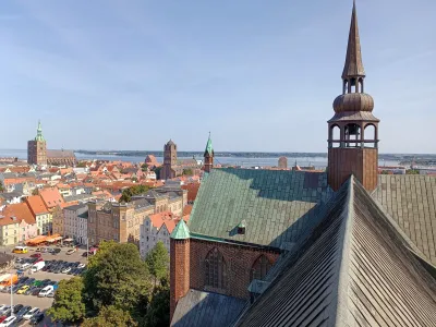Ausblick von der Marienkirche in Stralsund