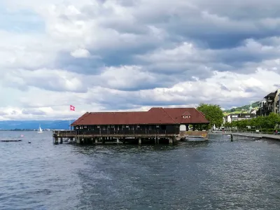 Badehütte in Rorschach