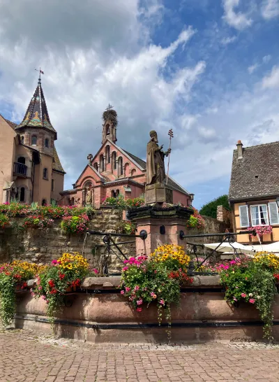 Brunnen in Eguisheim
