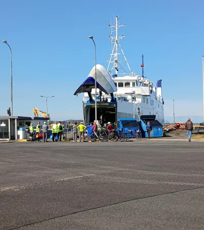 Unsere Fähre zum Übersetzen auf die Insel Als
