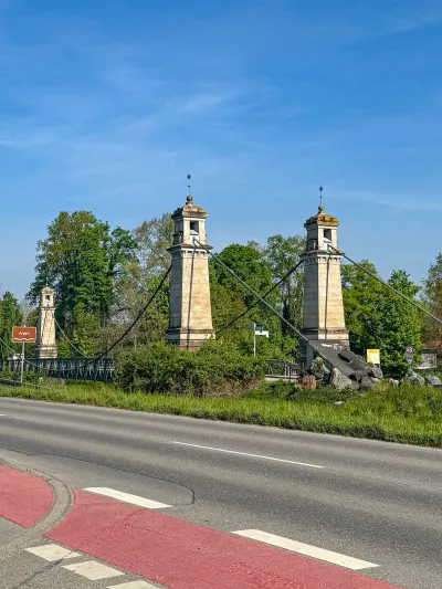 Hängebrücke über die Argen