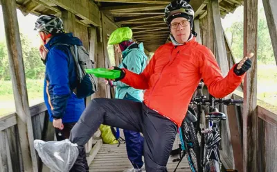 Perfektes Regenoutfit