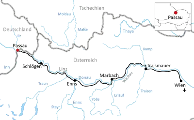 Radtour von Passau nach Wien