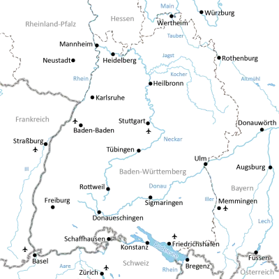 Radreisen in Baden-Württemberg