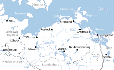 Radreisen in Mecklenburg-Vorpommern