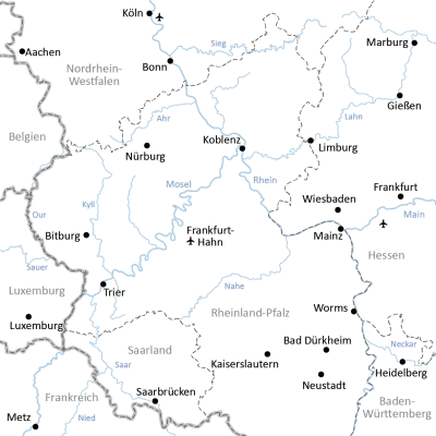 Radreisen in Rheinland-Pfalz und im Saarland