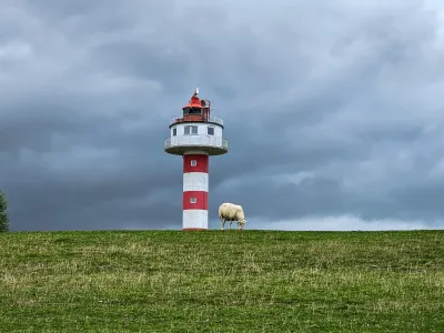 Leuchtturm Steindeich bei Kollmar