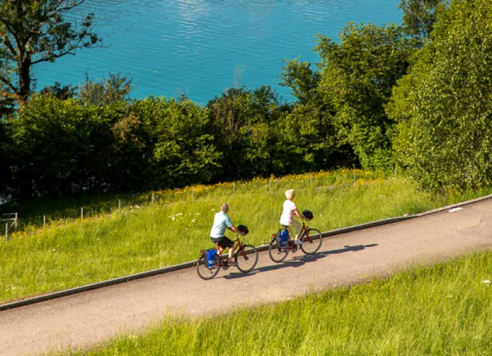 Aare-Radweg, Radweg bei Brienz