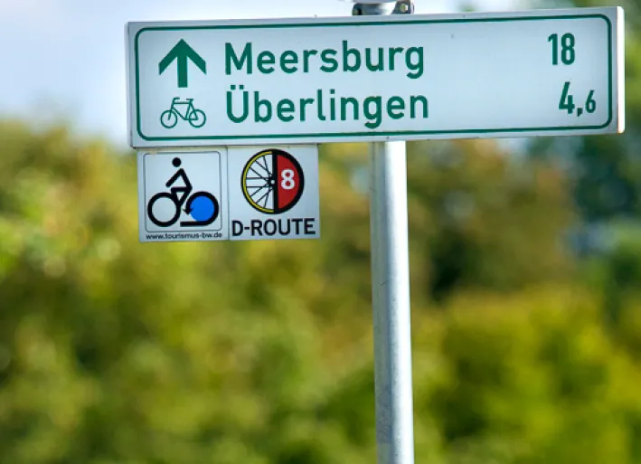 Beschilderung, Bodensee-Radweg