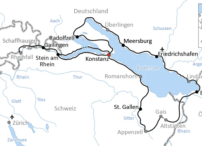 Radurlaub am Bodensee