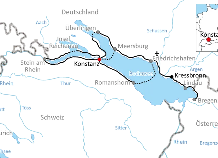 Doppelsterntour Konstanz und Kressbronn