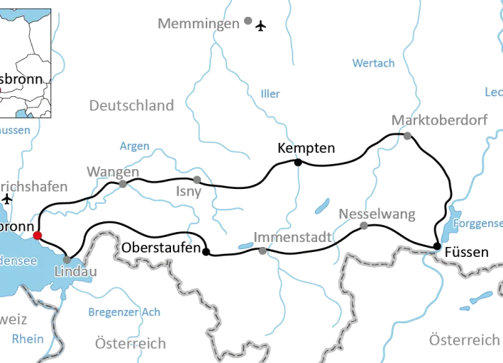 Sportliche Allgäu-Runde