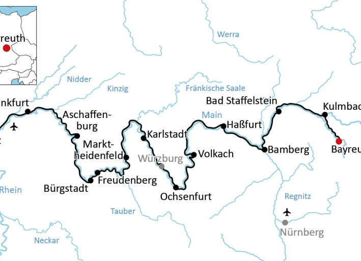 Main-Radweg: Bayreuth – Mainz
