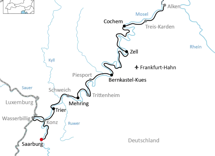 Rad und Schiff an Mosel und Saar