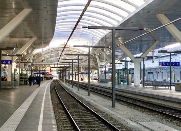 Der Tauern-Radweg, Hauptbahnhof Salzburg