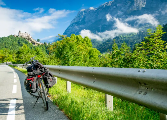Der Tauern-Radweg, Burg Hohenwerfen