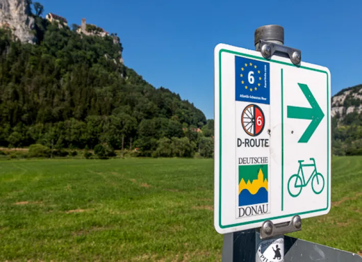 Donau-Radweg Deutschland, Wegweiser