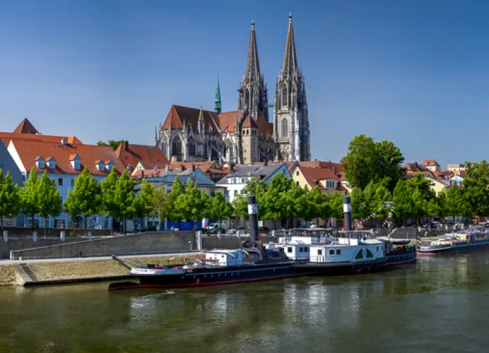 Donau-Radweg, Regensburg