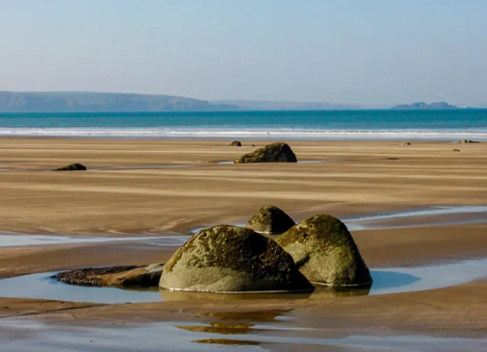 Ein einsamer Strand