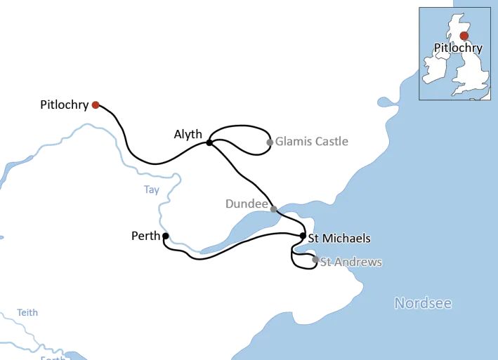 Radtour in Schottland