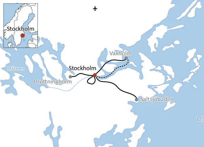 Radtouren um Stockholm und zum Schärengarten