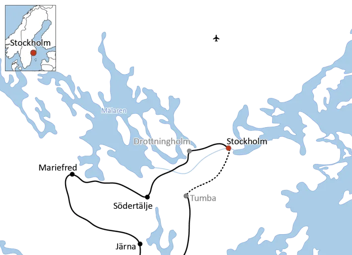Radtour in Schweden
