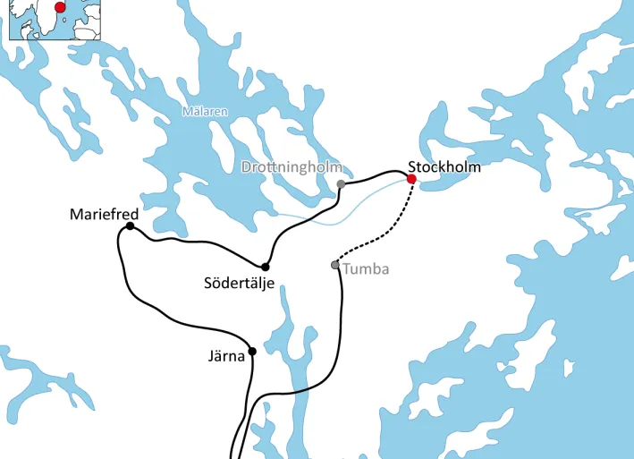 Radtour in Schweden