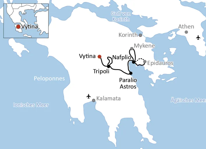 Radtour in Griechenland: Der Peloponnes