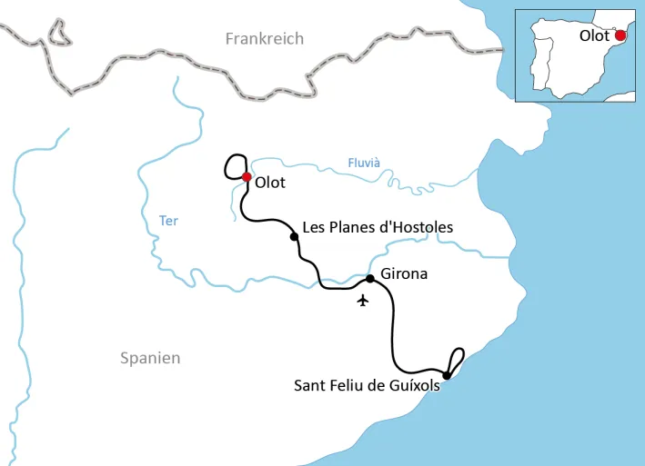 Radtour in Katalonien