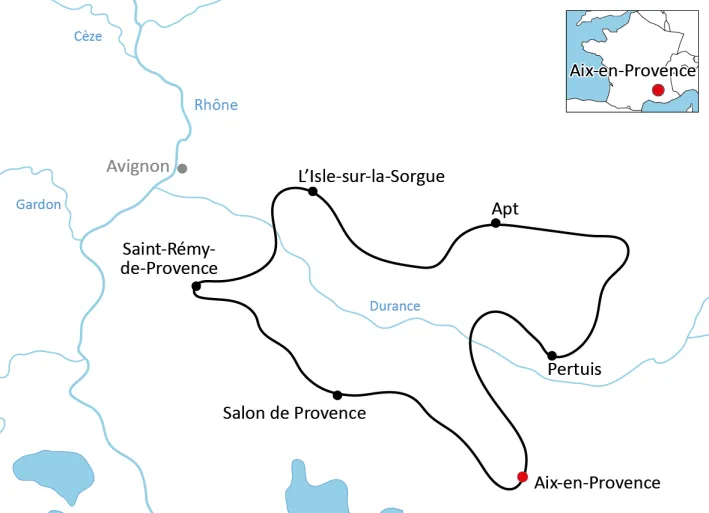 Radtour durch den Luberon