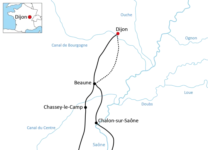 Radtour durch das Burgund