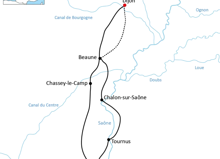 Radtour durch das Burgund