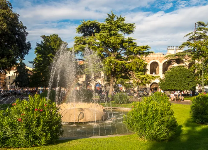 Ein Park in Verona