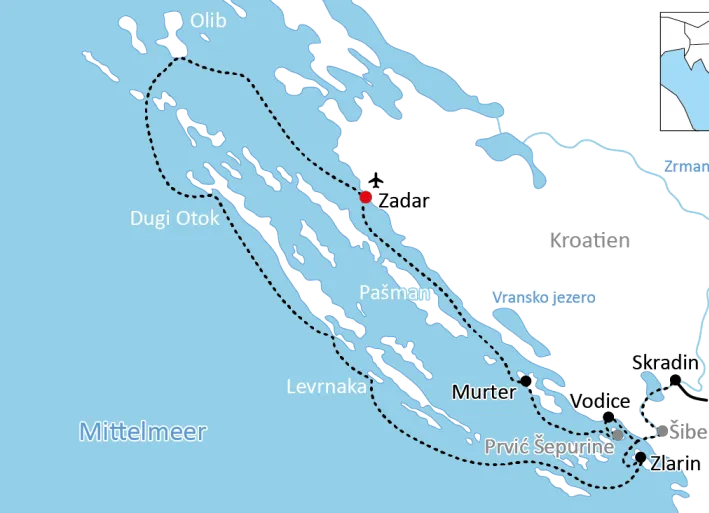 Inselhüpfen in Kroatien