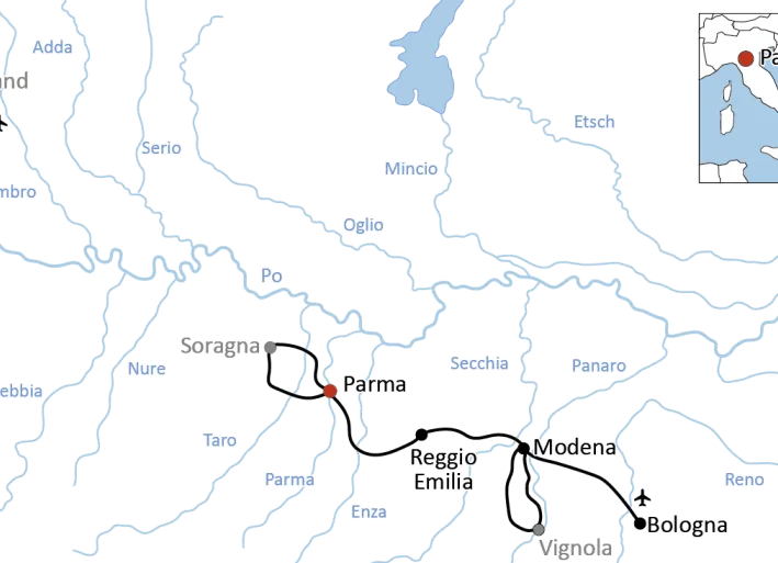 Radurlaub in der Emilia Romagna