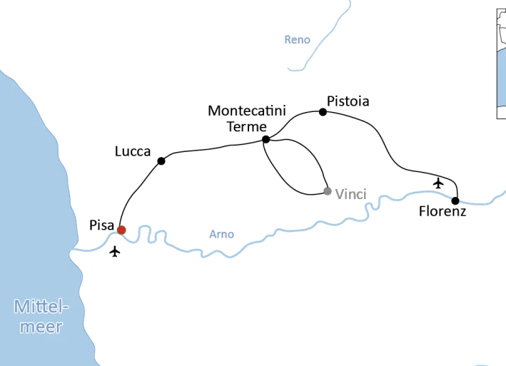 Radtour in der Toskana