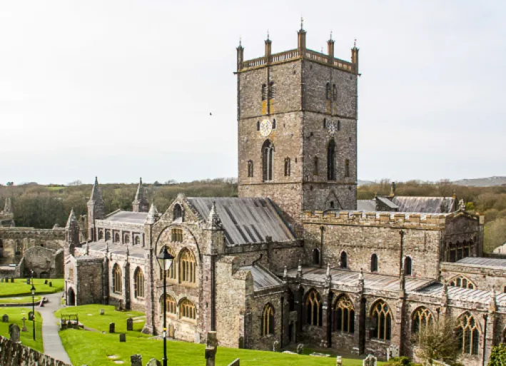 Die Kathedrale in St. David's