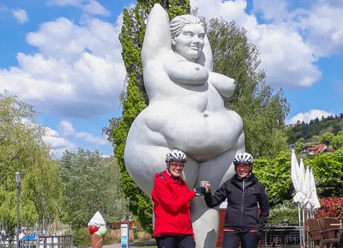 Lenk-Statue in Ludwigshafen