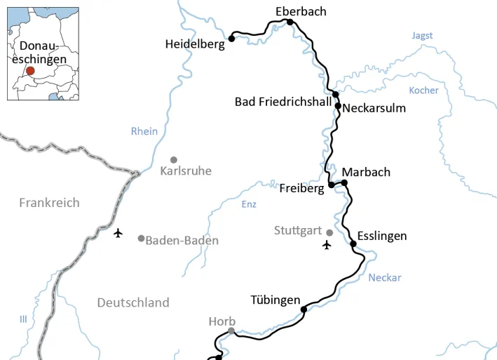 Radurlaub am Neckar