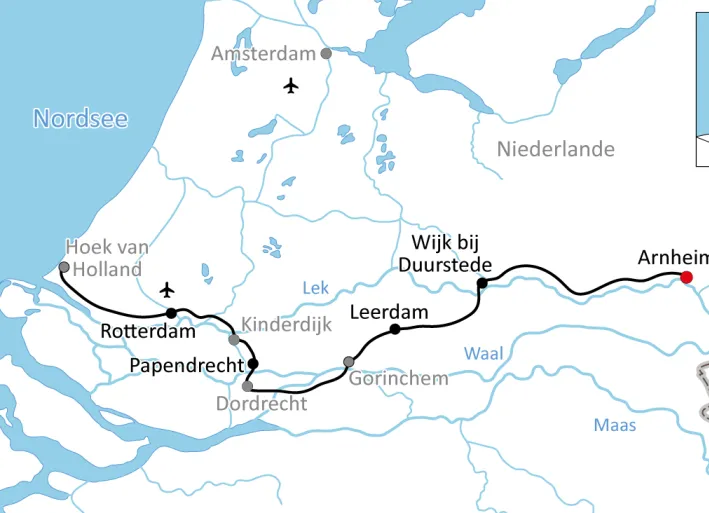 Radtour in Holland: Von Arnheim nach Rotterdam