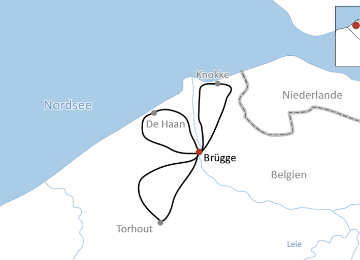 Radtouren in Flandern