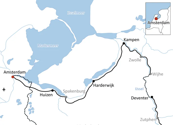 Amsterdam und Gelderland mit Rad und Schiff