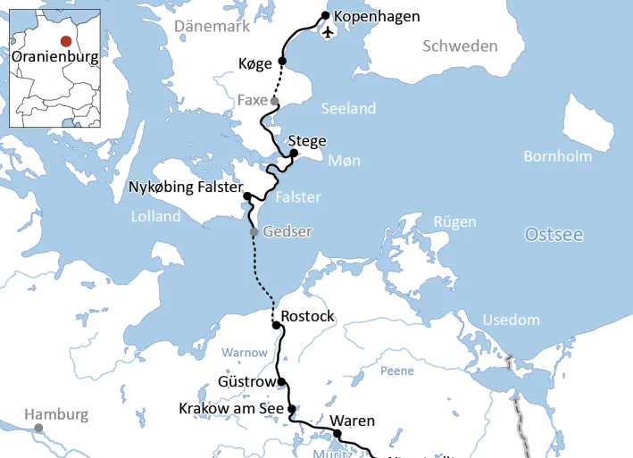 Der Berlin-Kopenhagen-Radweg