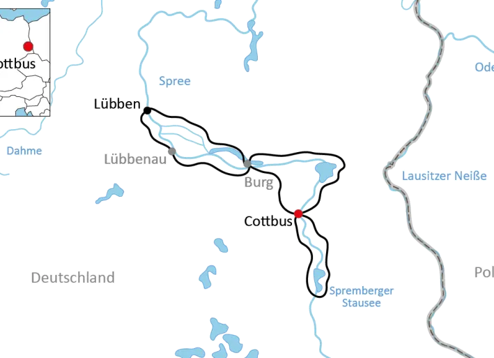 Die kurze Spreewald-Radtour