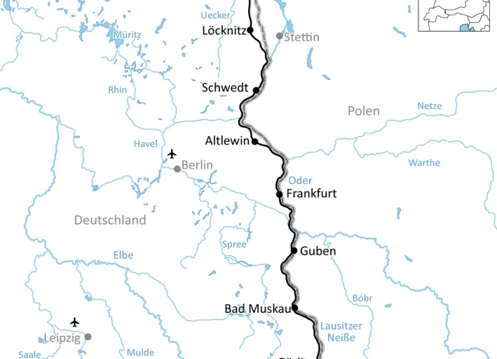Der Oder-Neiße-Radweg nach Usedom