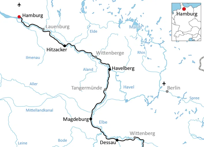 Radtour von Hamburg nach Dresden