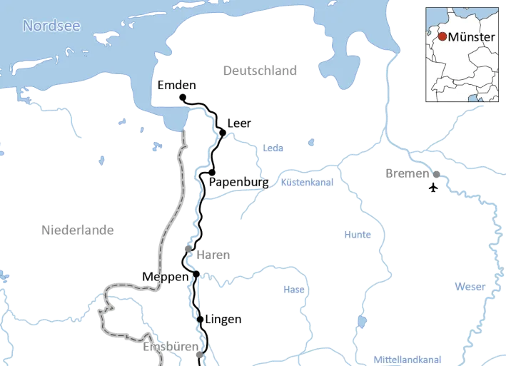 Der Ems-Radweg